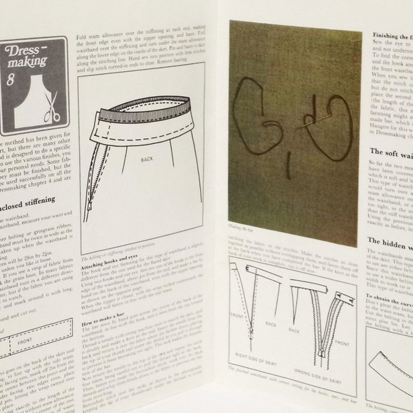 Golden Hands Magazine Knitting dressmaking Needlecraft Part 8 Vol 1 Guide 70s - Picture 9 of 10